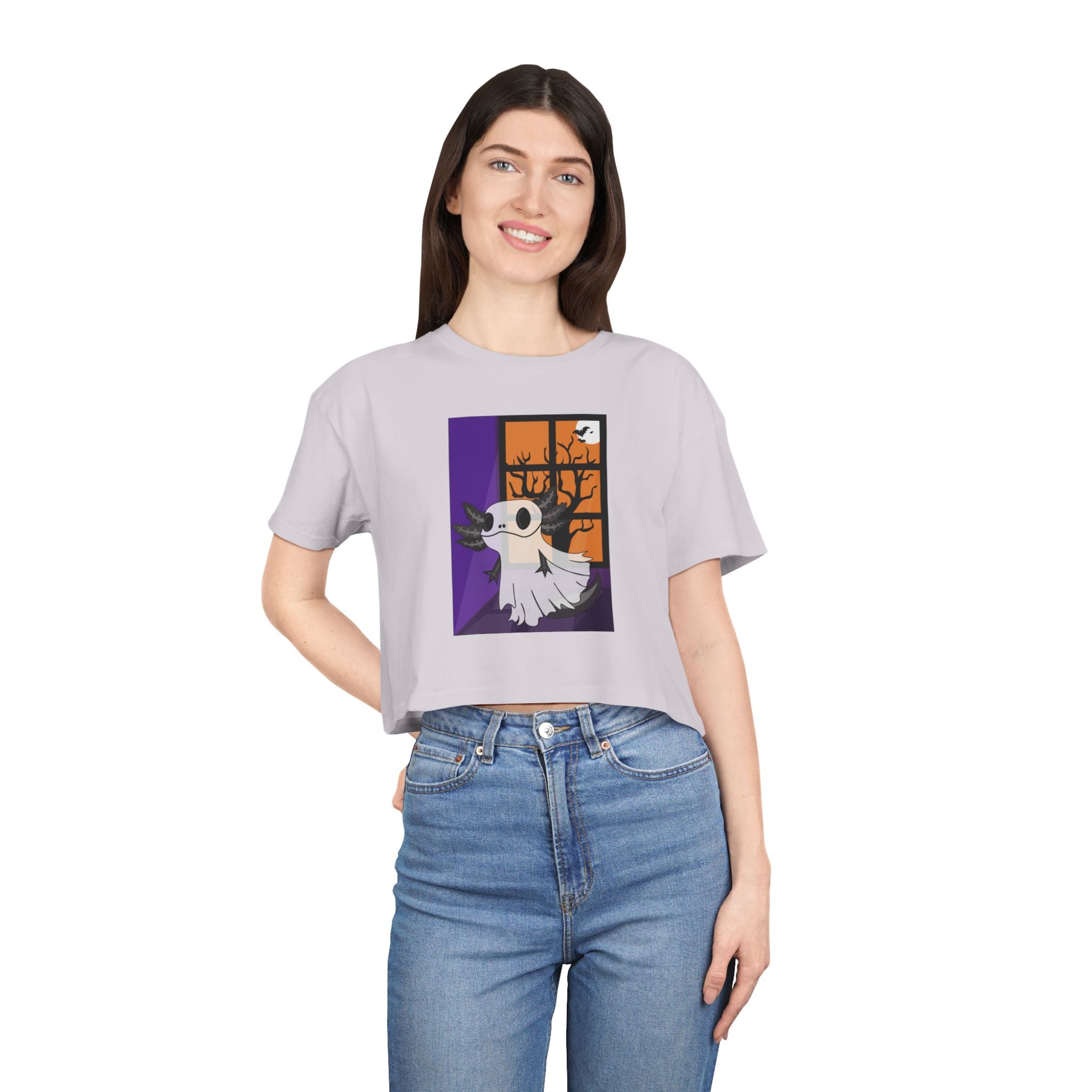 Camiseta Corta Ajolote Fantasma