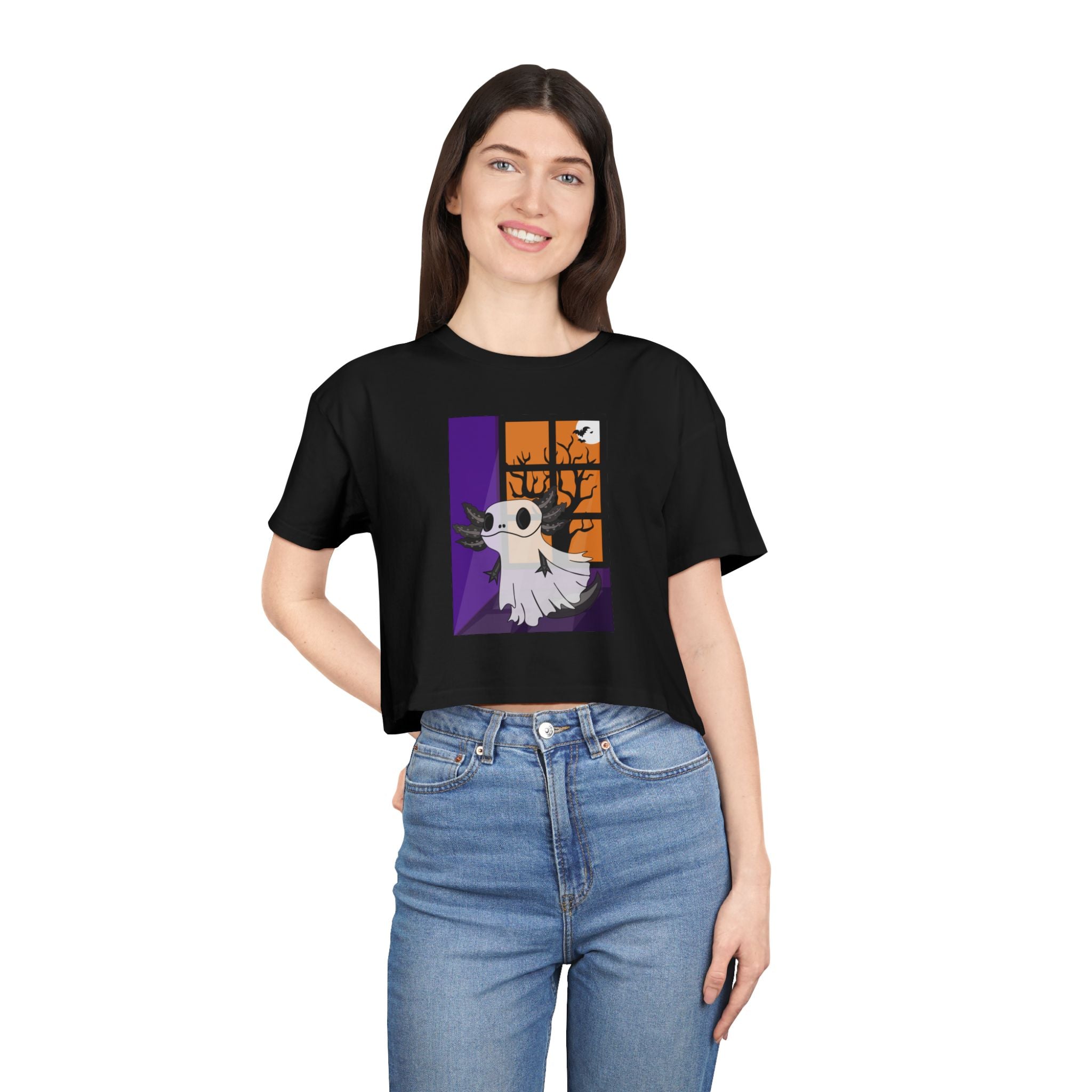 Camiseta Corta Ajolote Fantasma