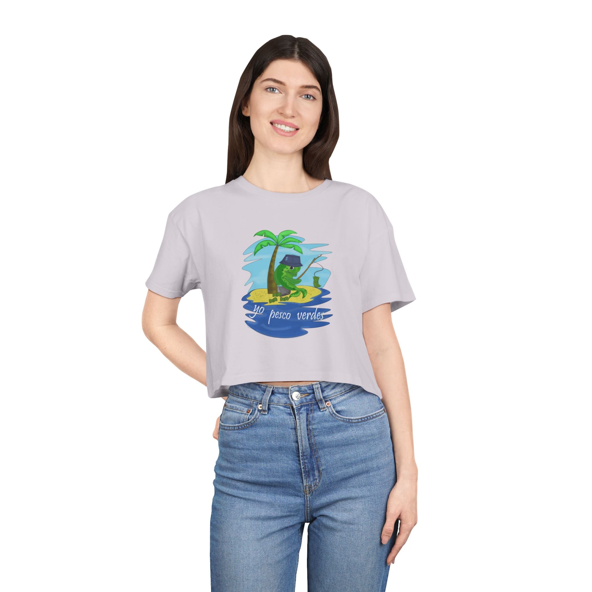 Camiseta Corta Yo Pezco Verdes