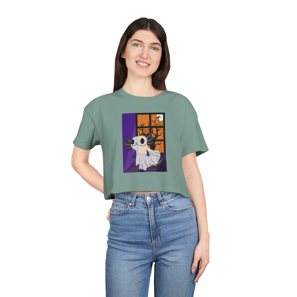 Camiseta Corta Ajolote Fantasma