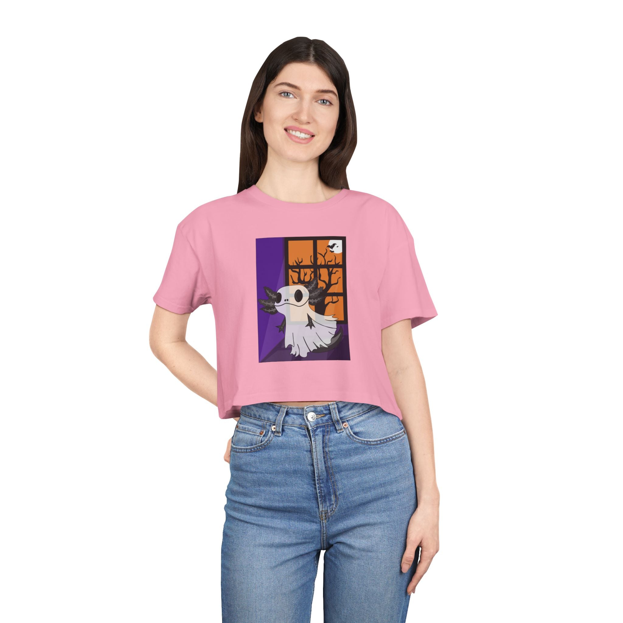 Camiseta Corta Ajolote Fantasma
