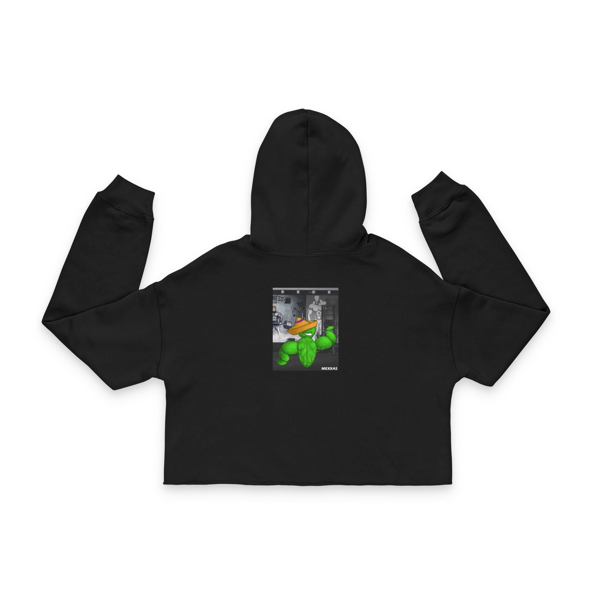 Sudadera recortada Nopal