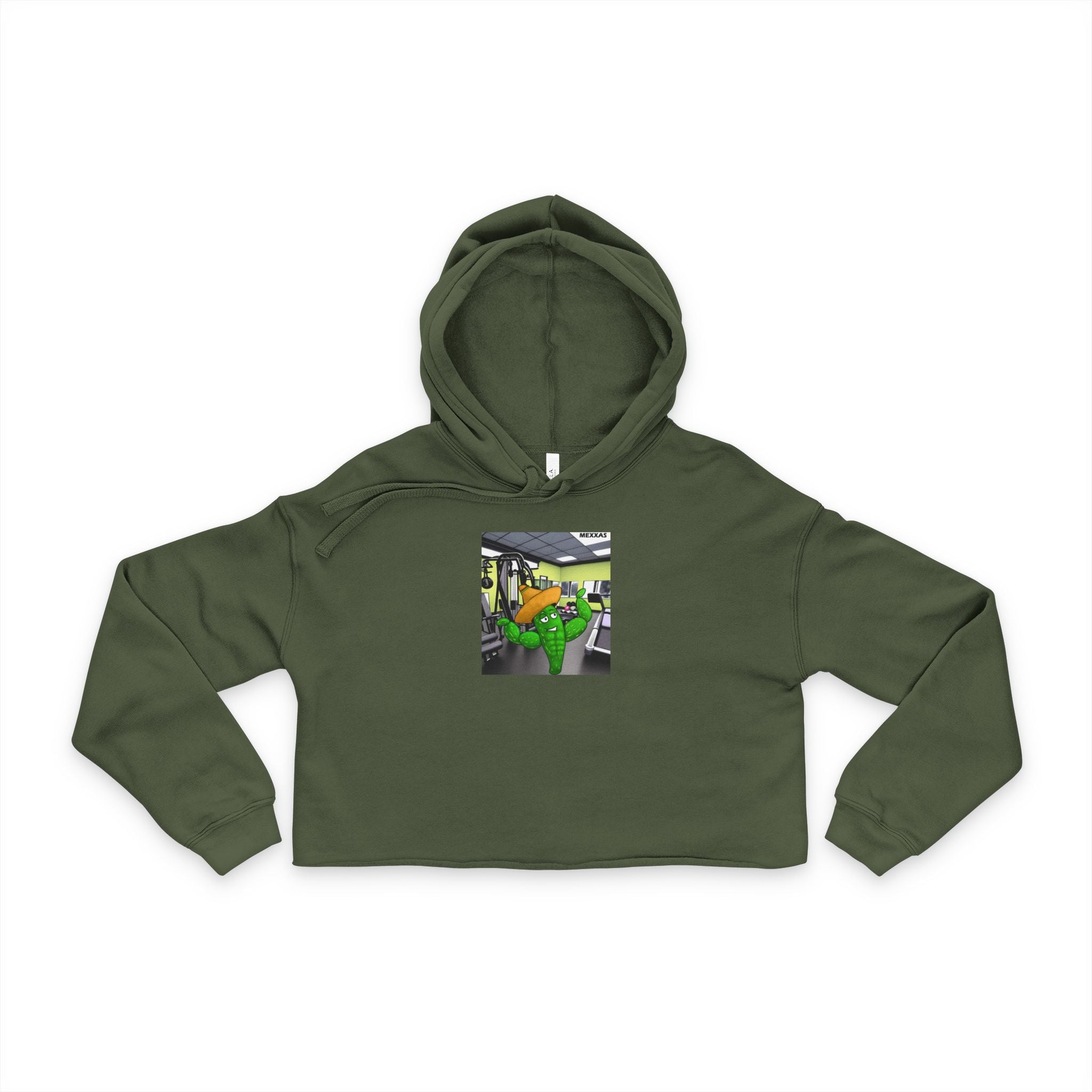 Sudadera recortada Nopal
