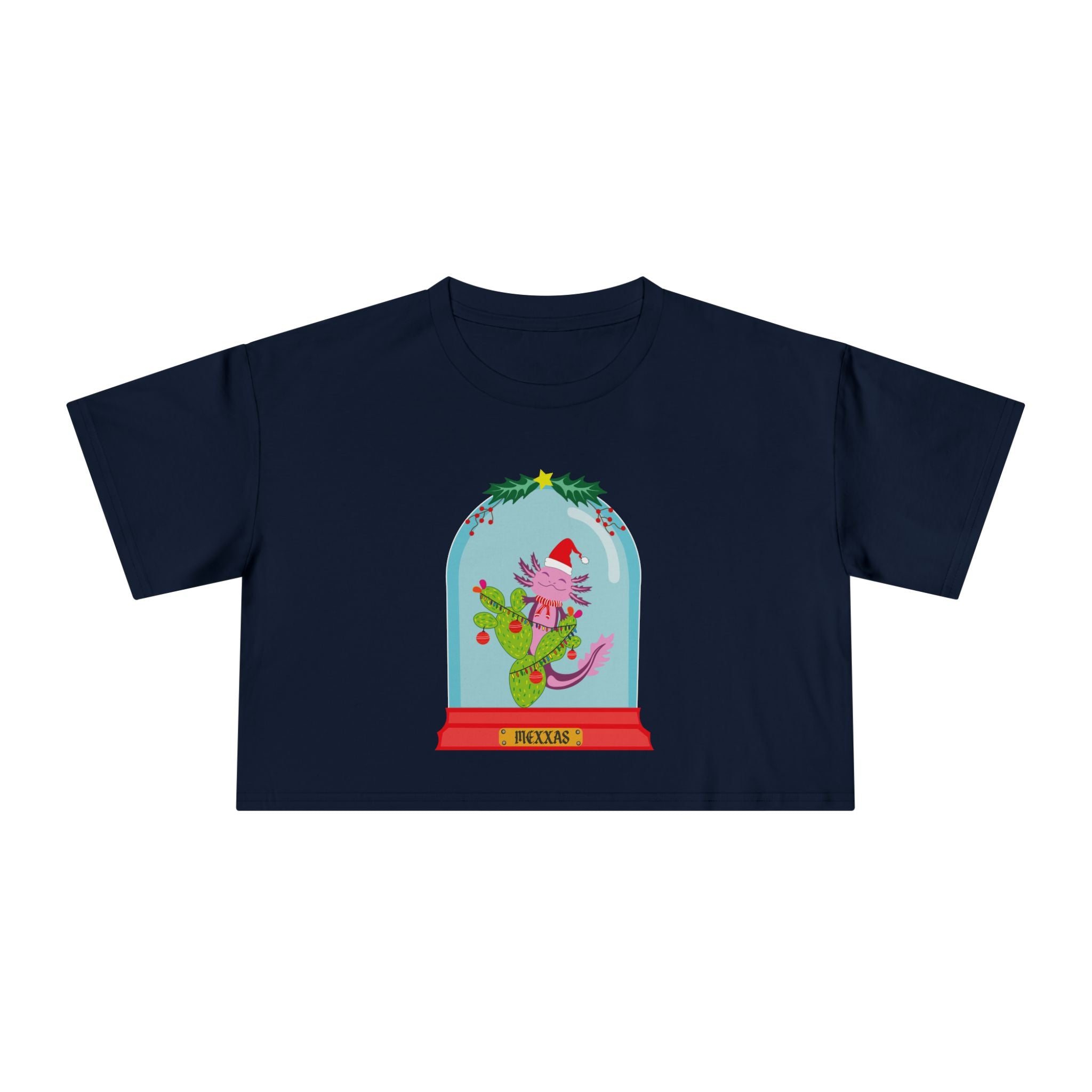 Camiseta Corta Edición Especial Ajolote Navideño